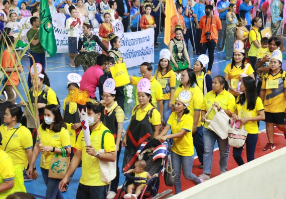 ภาพกิจกรรม  คณะวิทยาศาสตร์และเทคโนโลยี เข้าร่วมงานแข่งขันกีฬา SPORT DAY & NIGHT 