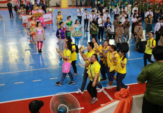 ภาพกิจกรรม  คณะวิทยาศาสตร์และเทคโนโลยี เข้าร่วมงานแข่งขันกีฬา SPORT DAY & NIGHT 