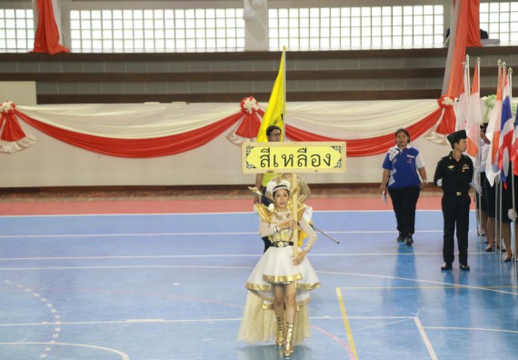 ภาพกิจกรรม  คณะวิทยาศาสตร์และเทคโนโลยี เข้าร่วมงานแข่งขันกีฬา SPORT DAY & NIGHT 