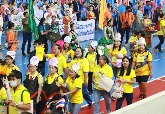 ภาพกิจกรรม  คณะวิทยาศาสตร์และเทคโนโลยี เข้าร่วมงานแข่งขันกีฬา SPORT DAY & NIGHT 
