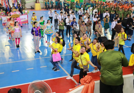 ภาพกิจกรรม  คณะวิทยาศาสตร์และเทคโนโลยี เข้าร่วมงานแข่งขันกีฬา SPORT DAY & NIGHT 