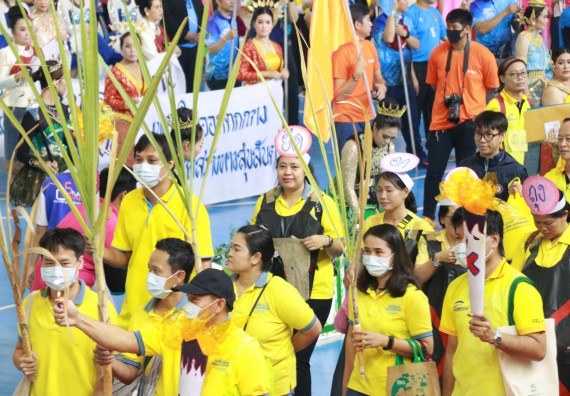 ภาพกิจกรรม  คณะวิทยาศาสตร์และเทคโนโลยี เข้าร่วมงานแข่งขันกีฬา SPORT DAY & NIGHT 