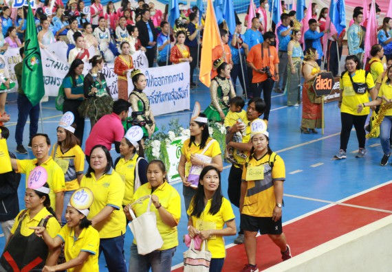 ภาพกิจกรรม  คณะวิทยาศาสตร์และเทคโนโลยี เข้าร่วมงานแข่งขันกีฬา SPORT DAY & NIGHT 