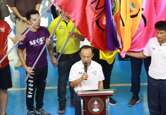 ภาพกิจกรรม  คณะวิทยาศาสตร์และเทคโนโลยี เข้าร่วมงานแข่งขันกีฬา SPORT DAY & NIGHT 