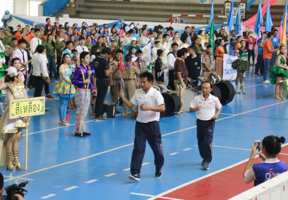 ภาพกิจกรรม  คณะวิทยาศาสตร์และเทคโนโลยี เข้าร่วมงานแข่งขันกีฬา SPORT DAY & NIGHT 