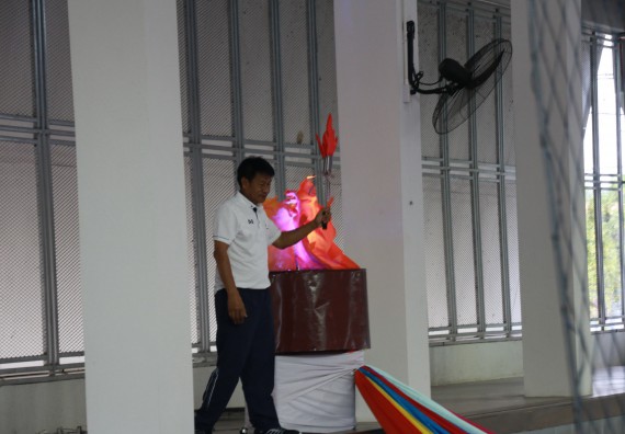 ภาพกิจกรรม  คณะวิทยาศาสตร์และเทคโนโลยี เข้าร่วมงานแข่งขันกีฬา SPORT DAY & NIGHT 