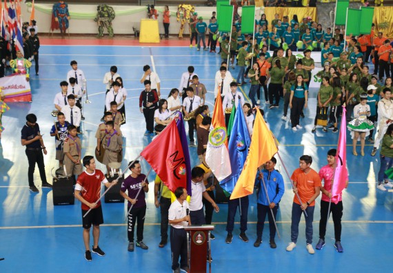 ภาพกิจกรรม  คณะวิทยาศาสตร์และเทคโนโลยี เข้าร่วมงานแข่งขันกีฬา SPORT DAY & NIGHT 