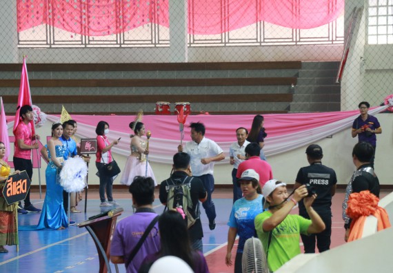 ภาพกิจกรรม  คณะวิทยาศาสตร์และเทคโนโลยี เข้าร่วมงานแข่งขันกีฬา SPORT DAY & NIGHT 