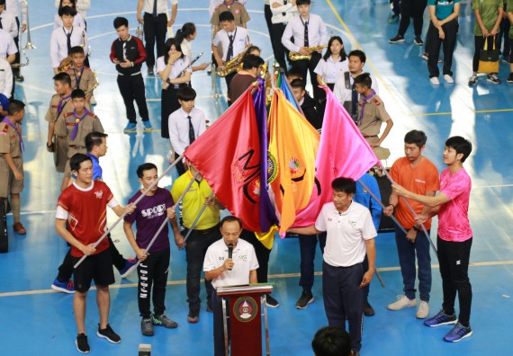 ภาพกิจกรรม  คณะวิทยาศาสตร์และเทคโนโลยี เข้าร่วมงานแข่งขันกีฬา SPORT DAY & NIGHT 