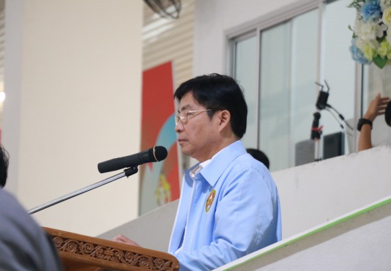 ภาพกิจกรรม  คณะวิทยาศาสตร์และเทคโนโลยี เข้าร่วมงานแข่งขันกีฬา SPORT DAY & NIGHT 