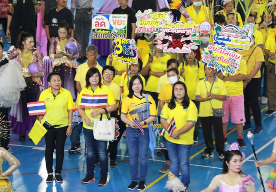 ภาพกิจกรรม  คณะวิทยาศาสตร์และเทคโนโลยี เข้าร่วมงานแข่งขันกีฬา SPORT DAY & NIGHT 