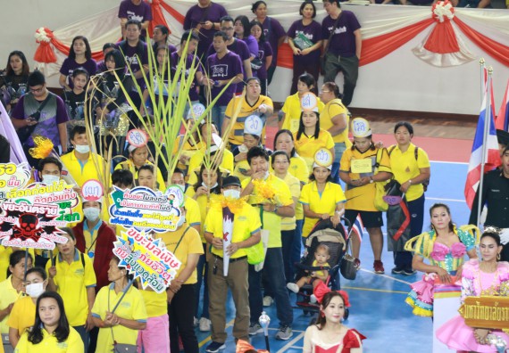 ภาพกิจกรรม  คณะวิทยาศาสตร์และเทคโนโลยี เข้าร่วมงานแข่งขันกีฬา SPORT DAY & NIGHT 