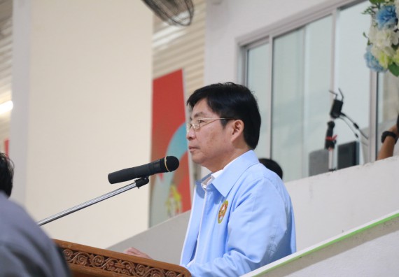 ภาพกิจกรรม  คณะวิทยาศาสตร์และเทคโนโลยี เข้าร่วมงานแข่งขันกีฬา SPORT DAY & NIGHT 