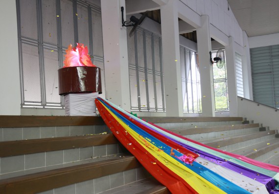 ภาพกิจกรรม  คณะวิทยาศาสตร์และเทคโนโลยี เข้าร่วมงานแข่งขันกีฬา SPORT DAY & NIGHT 