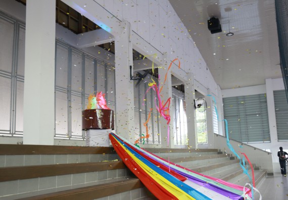 ภาพกิจกรรม  คณะวิทยาศาสตร์และเทคโนโลยี เข้าร่วมงานแข่งขันกีฬา SPORT DAY & NIGHT 