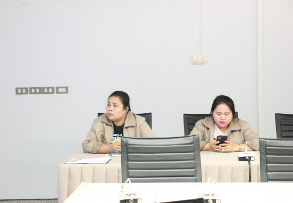 คณะวิทยาศาสตร์และเทคโนโลยี จัดประชุมเพื่อปรึกษาหารือการจัดโครงการบริการวิชาการ