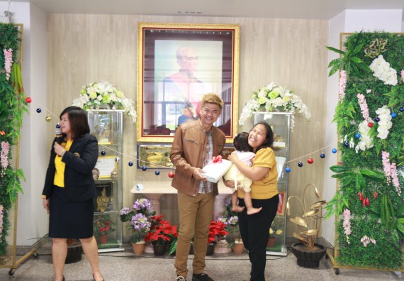 ภาพกิจกรรม คณะวิทยาศาสตร์และเทคโนโลยี จัดงานสังสรรค์ปีใหม่คณะวิทยาศาสตร์และเทคโนโลยี ประจำปี 2563