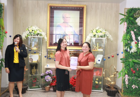 ภาพกิจกรรม คณะวิทยาศาสตร์และเทคโนโลยี จัดงานสังสรรค์ปีใหม่คณะวิทยาศาสตร์และเทคโนโลยี ประจำปี 2563