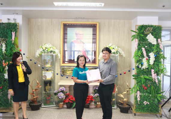 ภาพกิจกรรม คณะวิทยาศาสตร์และเทคโนโลยี จัดงานสังสรรค์ปีใหม่คณะวิทยาศาสตร์และเทคโนโลยี ประจำปี 2563