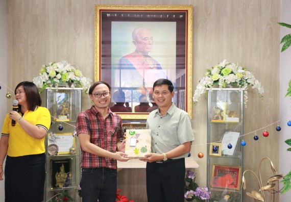 ภาพกิจกรรม คณะวิทยาศาสตร์และเทคโนโลยี จัดงานสังสรรค์ปีใหม่คณะวิทยาศาสตร์และเทคโนโลยี ประจำปี 2563