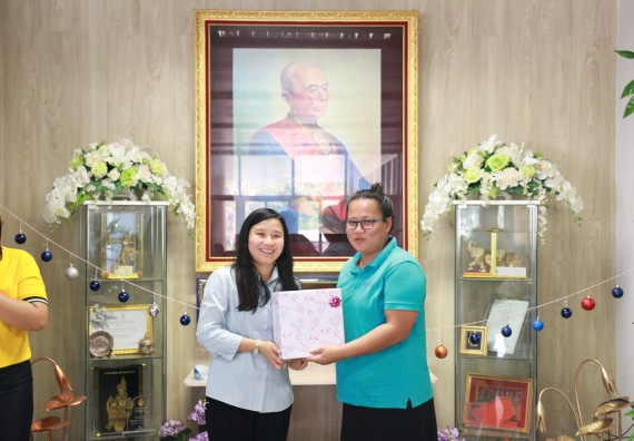 ภาพกิจกรรม คณะวิทยาศาสตร์และเทคโนโลยี จัดงานสังสรรค์ปีใหม่คณะวิทยาศาสตร์และเทคโนโลยี ประจำปี 2563