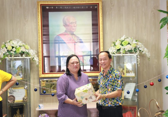 ภาพกิจกรรม คณะวิทยาศาสตร์และเทคโนโลยี จัดงานสังสรรค์ปีใหม่คณะวิทยาศาสตร์และเทคโนโลยี ประจำปี 2563