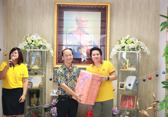 ภาพกิจกรรม คณะวิทยาศาสตร์และเทคโนโลยี จัดงานสังสรรค์ปีใหม่คณะวิทยาศาสตร์และเทคโนโลยี ประจำปี 2563