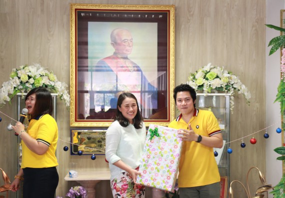 ภาพกิจกรรม คณะวิทยาศาสตร์และเทคโนโลยี จัดงานสังสรรค์ปีใหม่คณะวิทยาศาสตร์และเทคโนโลยี ประจำปี 2563