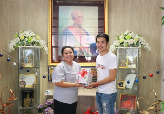 ภาพกิจกรรม คณะวิทยาศาสตร์และเทคโนโลยี จัดงานสังสรรค์ปีใหม่คณะวิทยาศาสตร์และเทคโนโลยี ประจำปี 2563