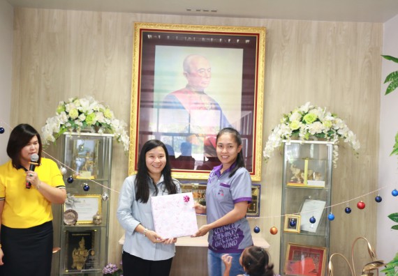 ภาพกิจกรรม คณะวิทยาศาสตร์และเทคโนโลยี จัดงานสังสรรค์ปีใหม่คณะวิทยาศาสตร์และเทคโนโลยี ประจำปี 2563