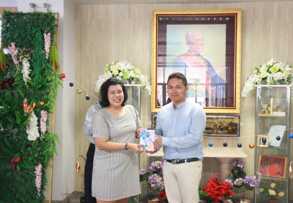 ภาพกิจกรรม คณะวิทยาศาสตร์และเทคโนโลยี จัดงานสังสรรค์ปีใหม่คณะวิทยาศาสตร์และเทคโนโลยี ประจำปี 2563