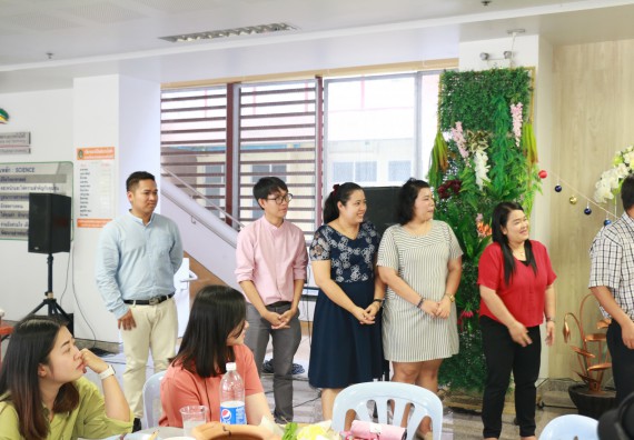 ภาพกิจกรรม คณะวิทยาศาสตร์และเทคโนโลยี จัดงานสังสรรค์ปีใหม่คณะวิทยาศาสตร์และเทคโนโลยี ประจำปี 2563