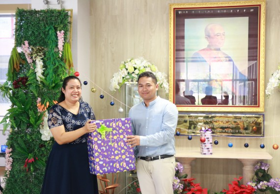 ภาพกิจกรรม คณะวิทยาศาสตร์และเทคโนโลยี จัดงานสังสรรค์ปีใหม่คณะวิทยาศาสตร์และเทคโนโลยี ประจำปี 2563