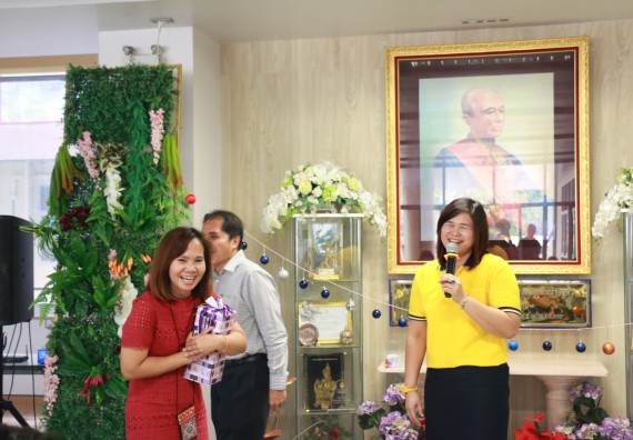 ภาพกิจกรรม คณะวิทยาศาสตร์และเทคโนโลยี จัดงานสังสรรค์ปีใหม่คณะวิทยาศาสตร์และเทคโนโลยี ประจำปี 2563