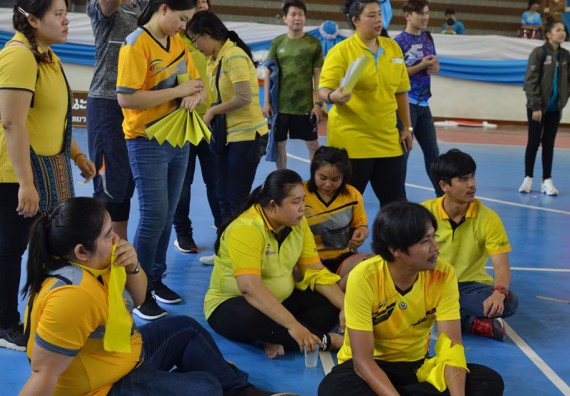 ภาพกิจกรรม  คณะวิทยาศาสตร์และเทคโนโลยี เข้าร่วมงานแข่งขันกีฬา SPORT DAY & NIGHT 