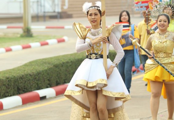 ภาพกิจกรรม  คณะวิทยาศาสตร์และเทคโนโลยี เข้าร่วมงานแข่งขันกีฬา SPORT DAY & NIGHT 