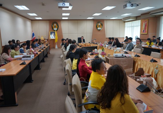 ภาพกิจกรรม คณะวิทยาศาสตร์และเทคโนโลยี เข้าร่วม การประกันคุณภาพการศึกษาภายใน ระดับมหาวิทยาลัย