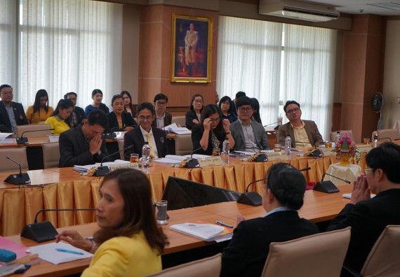 ภาพกิจกรรม คณะวิทยาศาสตร์และเทคโนโลยี เข้าร่วม การประกันคุณภาพการศึกษาภายใน ระดับมหาวิทยาลัย