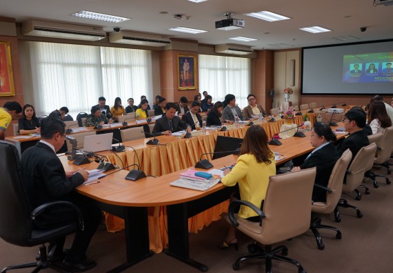 ภาพกิจกรรม คณะวิทยาศาสตร์และเทคโนโลยี เข้าร่วม การประกันคุณภาพการศึกษาภายใน ระดับมหาวิทยาลัย