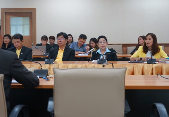 ภาพกิจกรรม คณะวิทยาศาสตร์และเทคโนโลยี เข้าร่วม การประกันคุณภาพการศึกษาภายใน ระดับมหาวิทยาลัย