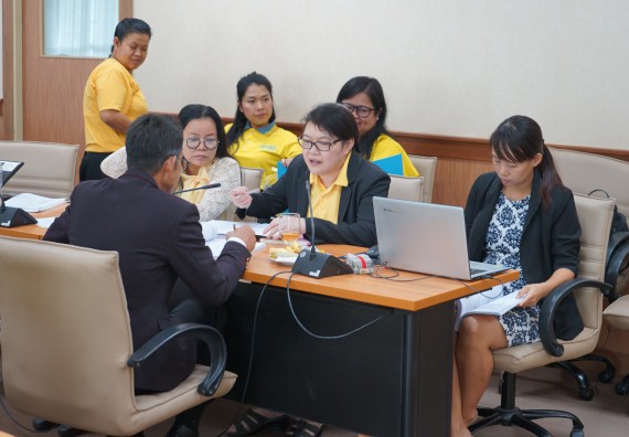 ภาพกิจกรรม คณะวิทยาศาสตร์และเทคโนโลยี เข้าร่วม การประกันคุณภาพการศึกษาภายใน ระดับมหาวิทยาลัย