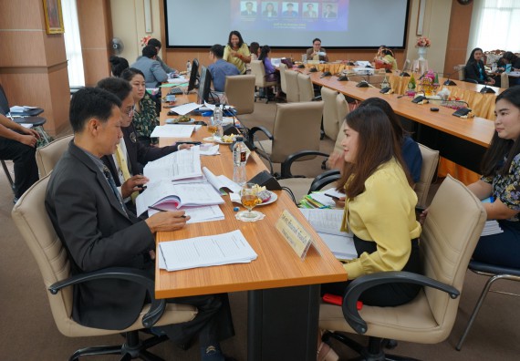 ภาพกิจกรรม คณะวิทยาศาสตร์และเทคโนโลยี เข้าร่วม การประกันคุณภาพการศึกษาภายใน ระดับมหาวิทยาลัย