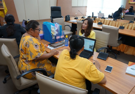 ภาพกิจกรรม คณะวิทยาศาสตร์และเทคโนโลยี เข้าร่วม การประกันคุณภาพการศึกษาภายใน ระดับมหาวิทยาลัย