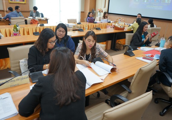 ภาพกิจกรรม คณะวิทยาศาสตร์และเทคโนโลยี เข้าร่วม การประกันคุณภาพการศึกษาภายใน ระดับมหาวิทยาลัย