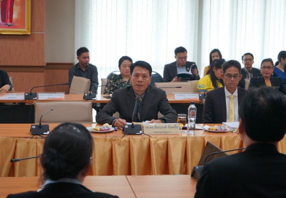 ภาพกิจกรรม คณะวิทยาศาสตร์และเทคโนโลยี เข้าร่วม การประกันคุณภาพการศึกษาภายใน ระดับมหาวิทยาลัย