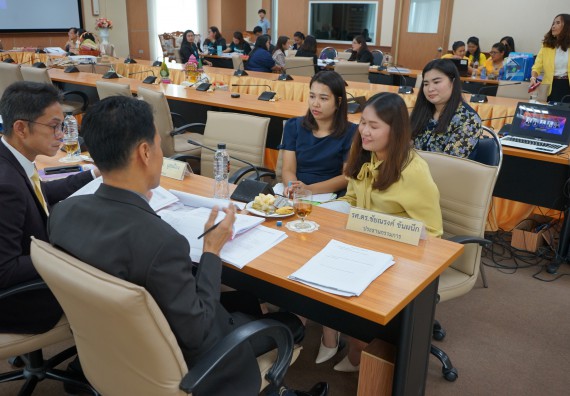 ภาพกิจกรรม คณะวิทยาศาสตร์และเทคโนโลยี เข้าร่วม การประกันคุณภาพการศึกษาภายใน ระดับมหาวิทยาลัย