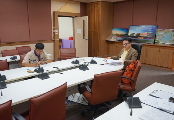 ภาพกิจกรรม คณะวิทยาศาสตร์และเทคโนโลยี เข้าร่วม การประกันคุณภาพการศึกษาภายใน ระดับมหาวิทยาลัย