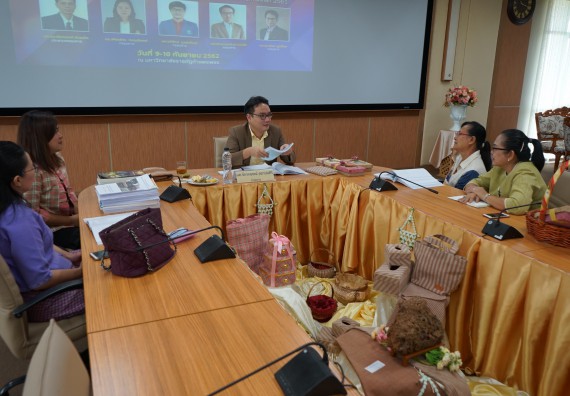 ภาพกิจกรรม คณะวิทยาศาสตร์และเทคโนโลยี เข้าร่วม การประกันคุณภาพการศึกษาภายใน ระดับมหาวิทยาลัย