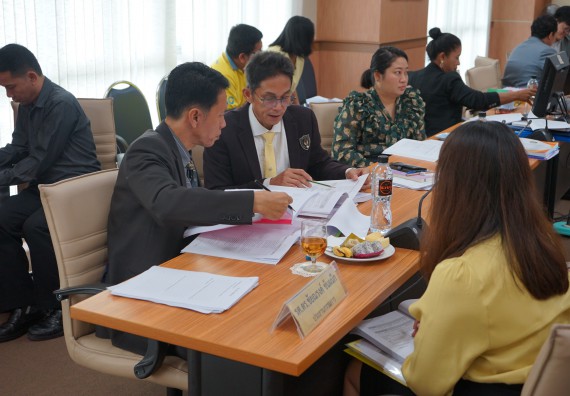 ภาพกิจกรรม คณะวิทยาศาสตร์และเทคโนโลยี เข้าร่วม การประกันคุณภาพการศึกษาภายใน ระดับมหาวิทยาลัย