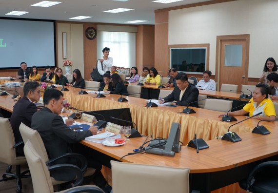 ภาพกิจกรรม คณะวิทยาศาสตร์และเทคโนโลยี เข้าร่วม การประกันคุณภาพการศึกษาภายใน ระดับมหาวิทยาลัย